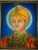Guru Har Krishan Sahib Ji Traditional Tanjore Painting with Frame