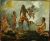 Banaras Ghat Handpainted paintings on Canvas Wall Art Painting (Without Frame)1