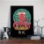 Japanese Samurai Cat Animal Painting Posters And Prints On Canvas B (Without Frame)