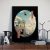 Japanese Samurai Cat Animal Painting Posters And Prints On Canvas F (Without Frame)