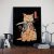 Japanese Samurai Cat Animal Painting Posters And Prints On Canvas H (Without Frame)