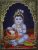 Krishna Bal Gopal K Tanjore Painting with Frame