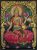 Lakshmi Goddess Wealth Tanjore Painting with Frame