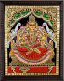 Lakshmi RED South TANJORE Painting with Frame