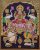 Lakshmi Saraswati and Ganesha Tanjore Painting A With Frame