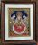 Lakshmi “Goddess of Wealth” Tanjore Painting with Frame (RED) B