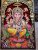 Lord Ganesha B Traditional Tanjore Painting With Frame