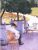 THE ORANGE TREES Handpainted Painting on Canvas Wall Art Painting (Without Frame)