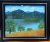 Nature Scenery Mountain Forest Landscape Canvas Painting A With Frame 25cm X 30cm