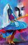 Exquisite ‘Meera’s Dance’ Hand-Painted Artwork – Elevate Your Space