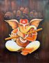 New Ganesha AA Handpainted paintings on Canvas Wall Art Painting (Without Frame)