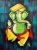 New Ganesha AH Handpainted paintings on Canvas Wall Art Painting (Without Frame)