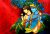 Radha Krishna Canvas Painting Handpainted on Canvas Wall Art Painting (Without Frame)