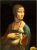 PORTRAIT OF CECILIA GALLERANI Handpainted Painting on Canvas Wall Art Painting (Without Frame)