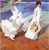 PROMENADE BY THE SEA Handpainted Painting on Canvas Wall Art Painting (Without Frame)