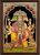 Panchamugha Hanuman Yellow Tanjore Painting With Frame