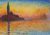 SAN GIORGIO MAGGIORE AT DUSK Handpainted Painting on Canvas Wall Art Painting (Without Frame)