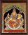 Saraswathi Red Tanjore Painting With Frame