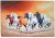 Graceful Seven Running Horses Handpainted Canvas Painting