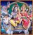 Shiva Family C Traditional Tanjore Painting With Frame