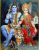 Shiva Family J Traditional Tanjore Painting With Frame