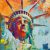 Statue Of Liberty A POP Art Portrait Painting Handpainted On Canvas Without Frame
