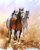 Three Horses Wall Art Painting Posters And Prints On Canvas (Without Frame)
