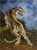 Majestic Tiger Canvas Hand-Painted Art Without Frame