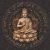 Vintage Brown Buddha Statue Canvas Painting Posters And Print on Canvas (Without Frame)