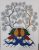 The Serpent Gond Paintings on Canvas (Without Frame)
