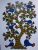 The Birds&Plant Gond Painting Handmade On Paper A (Without Frame)
