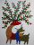 The Deer Gond Painting Handmade on paper (without frame)(D)