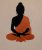 Buddha The Essence Handpainted Painting on Canvas Wall Art Painting (Without Frame)