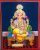 Ganesha Red And Blue Tanjore Painting with Frame