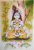 Soulful Lord Krishna Hand-Painted Painting On Canvas Unframed