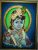 Ladoo Gopal Tanjore Painting With Frame(Blue)
