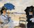 THE BEACH AT TROUVILLE Handpainted Painting on Canvas Wall Art Painting (Without Frame)