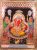 Ganesh Jee Red Tanjore Painting With Frame
