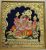 Gold Ganesh Tanjore Art Painting With Frame